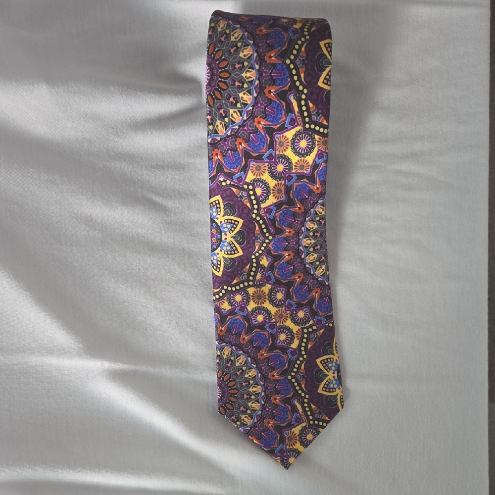 Joseph Abboud Multicolor Paisley Tie